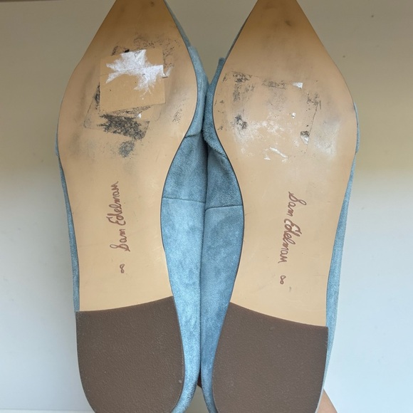 Sam Edelman‎ pointed toe Flat  Wheaton Blue Sz 8 - Picture 5 of 6